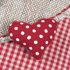 Tablier de cuisine avec poche Marianne Rouge