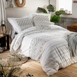 Taie de traversin coton (L200 cm)Diego Grise