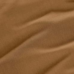 Taie de traversin percale de coton (L185 cm) Cali Camel