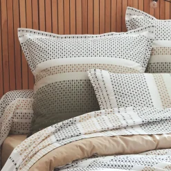 Taie d'oreiller carrée coton (65 x 65 cm) Niagara Vert kaki