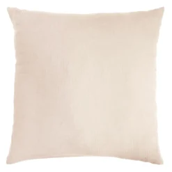 Taie d'oreiller carrée gaze de coton (80 x 80 cm) Gaïa Rose poudré