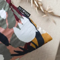 Taie d'oreiller carrée gaze de coton (60 x 60 cm) Azel Multicolore