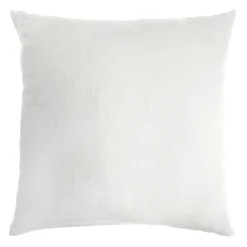 Taie d'oreiller carrée gaze de coton (80 x 80 cm) Gaïa Gris nuage