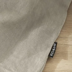 Taie d'oreiller carrée lin lavé (80 x 80 cm) Louise Beige