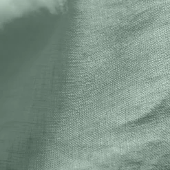 Taie d'oreiller carrée lin lavé (60 x 60 cm) Louise Vert eucalyptus