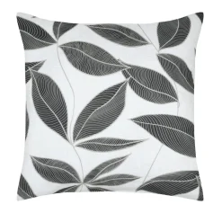 Taie d'oreiller carrée percale de coton (63 x 63 cm) Matisse Grise