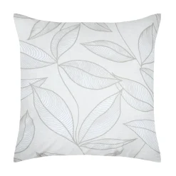 Taie d'oreiller carrée percale de coton (63 x 63 cm) Matisse Grise