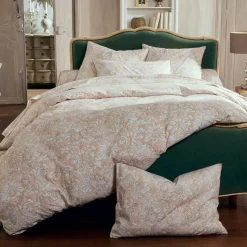 Taie d'oreiller carrée percale de coton (65 x 65 cm) Palazzo Beige