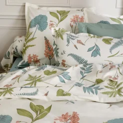 Taie d'oreiller carrée percale de coton (65 x 65 cm) Féerie Multicolore