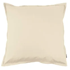 Taie d'oreiller carrée percale de coton (80 x 80 cm) Cali Beige