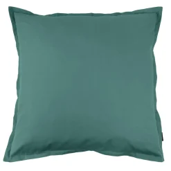 Taie d'oreiller carrée percale de coton (80 x 80 cm) Cali Bleu canard