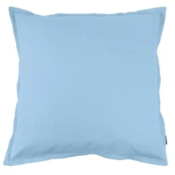 Taie d'oreiller carrée percale de coton (80 x 80 cm) Cali Bleu ciel