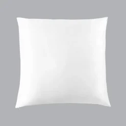 Taie d'oreiller carrée soie de mûrier (63 x 63 cm) Mizuki Blanche