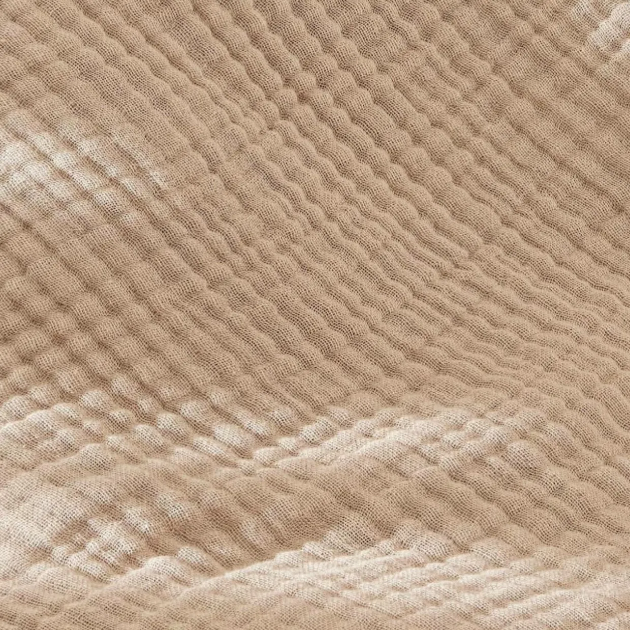 Taie d'oreiller quadruple gaze de coton (50 x 80 cm) Victoria x Gaïa Ficelle