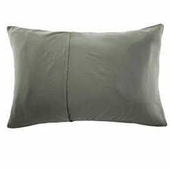 Taie d'oreiller quadruple gaze de coton (50 x 80 cm) Victoria x Gaïa Vert romarin