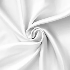 Taie d'oreiller rectangulaire soie de mûrier (50 x 80 cm) Mizuki Blanche