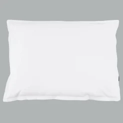 Taie d'oreiller rectangulaire percale de coton (50 x 80 cm) Cali Blanc