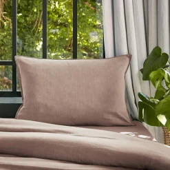 Taie d'oreiller rectangulaire lyocell Tencel™ lavé (50 x 70 cm) Olivia Rose blush