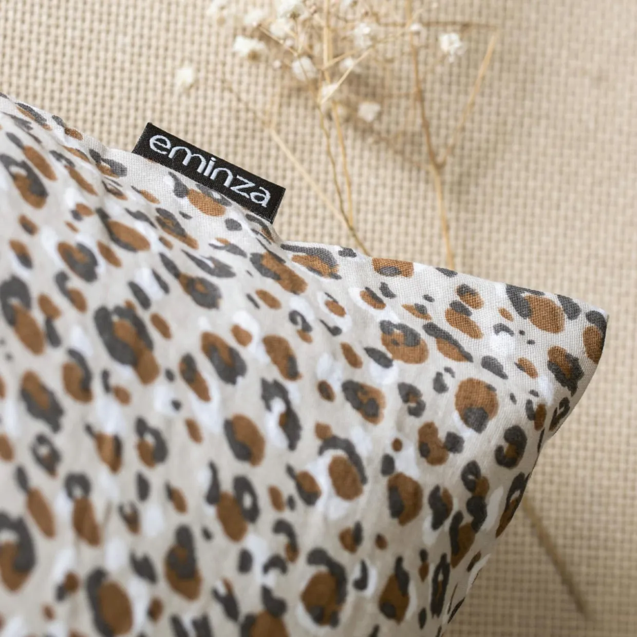 Taie d'oreiller rectangulaire gaze de coton (50 x 70 cm) Rosa Marron