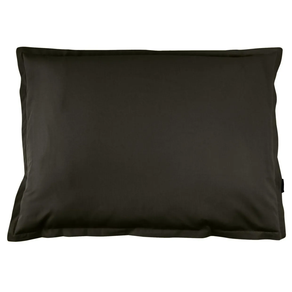 Taie d'oreiller rectangulaire percale de coton (50 x 80 cm) Cali Noire