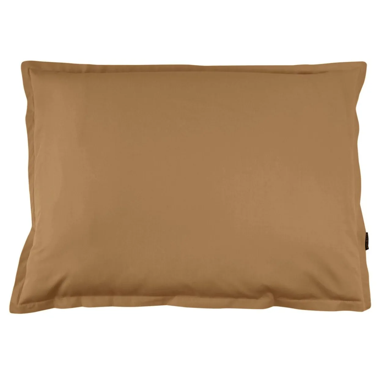 Taie d'oreiller rectangulaire percale de coton (50 x 70 cm) Cali Camel