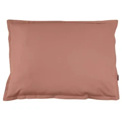 Taie d'oreiller rectangulaire percale de coton (50 x 80 cm) Cali Bois de rose