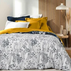 Taie d'oreiller rectangulaire coton bio (50 x 70 cm) Biolina Bleu nuit