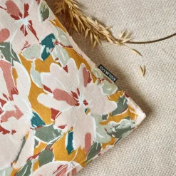 Taie d'oreiller rectangulaire gaze de coton (50 x 70 cm) April Multicolore