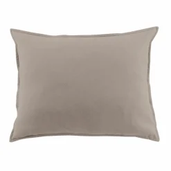 Taie d'oreiller rectangulaire flanelle de coton (50 x 70 cm) Nina Ficelle