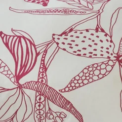 Taie d'oreiller rectangulaire coton (50 x 70 cm) Pénélope Rose