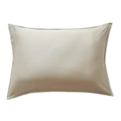 Taie d'oreiller rectangulaire satin de bambou (50 x 70 cm) Sienna Beige