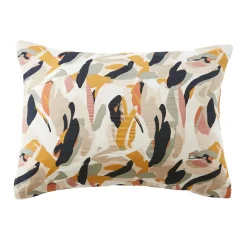 Taie d'oreiller rectangulaire gaze de coton (50 x 70 cm) Mathilda Multicolore