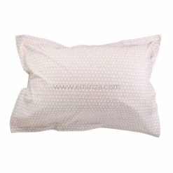 Taie d'oreiller rectangulaire coton Glamour Rose