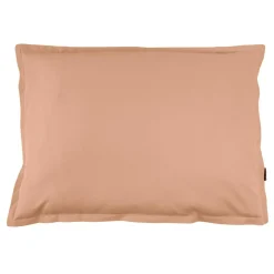 Taie d'oreiller rectangulaire percale de coton (50 x 80 cm) Cali Rose pêche