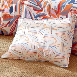 Taie d'oreiller rectangulaire coton (50 x 70 cm) Perroquet Salsa Multicolore