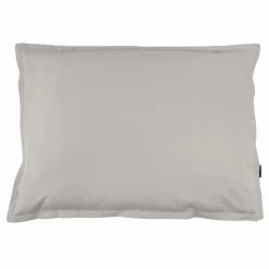 Taie d'oreiller rectangulaire percale de coton (50 x 80 cm) Cali Gris clair