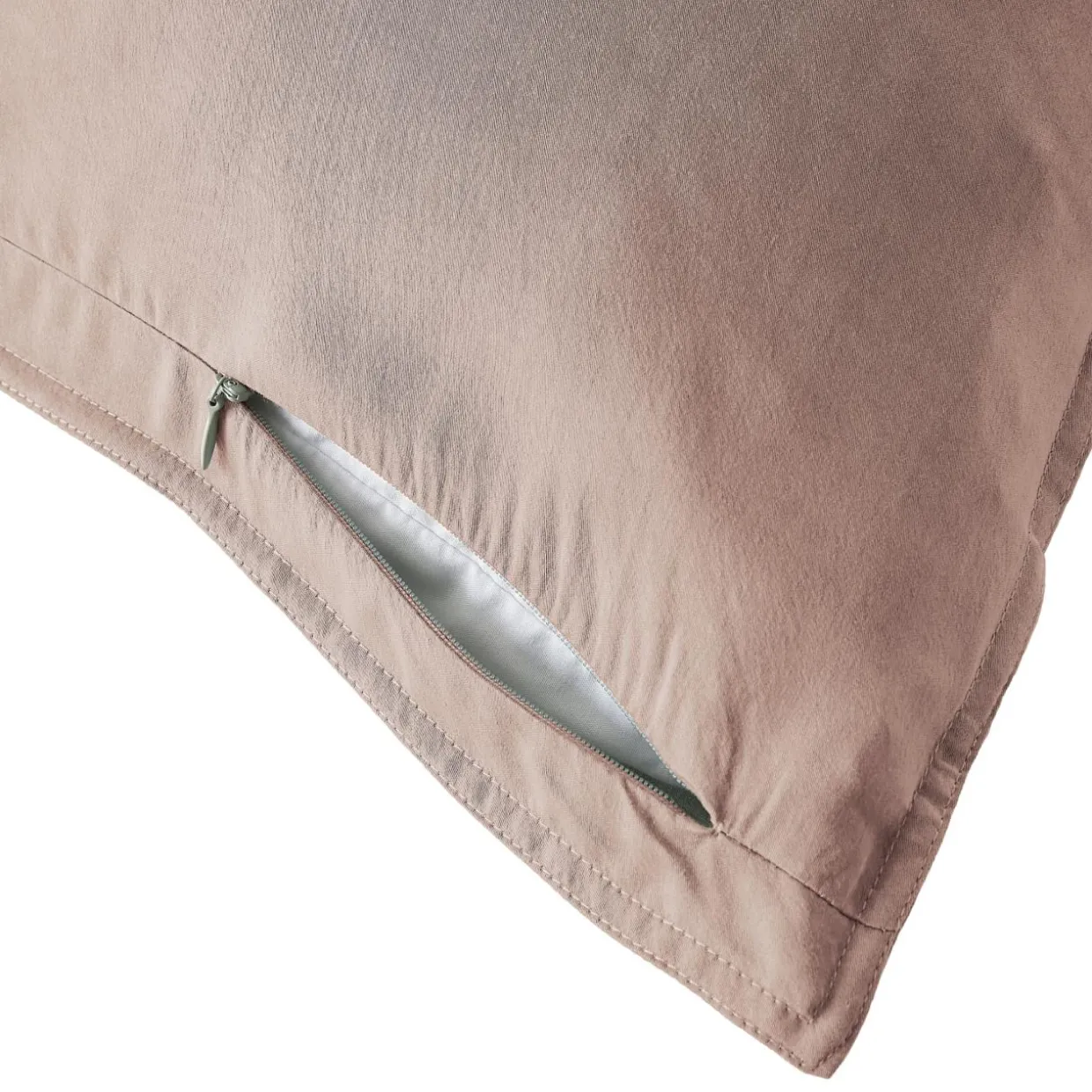 Taie d'oreiller rectangulaire lyocell Tencel™ lavé (50 x 80 cm) Olivia Rose blush