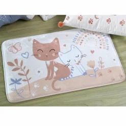 Tapis antidérapant (75 cm) Zoéline Rose