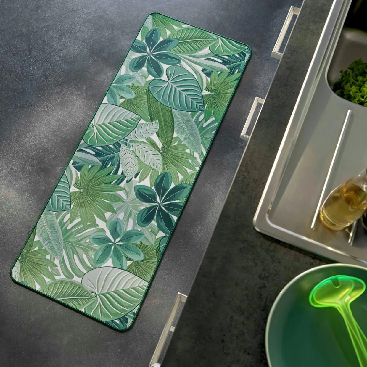 Tapis antidérapant (45 x 120 cm) Ardenia Vert