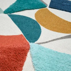 Tapis coton (60 x 90 cm) Blokken Multicolore