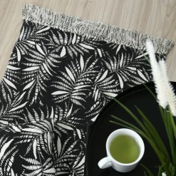 Tapis coton (60 x 90 cm) Ziana Noir