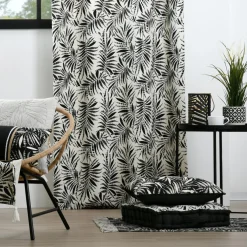 Tapis coton (60 x 90 cm) Ziana Noir