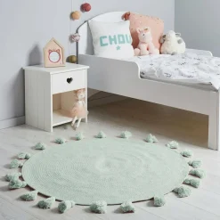 Tapis coton enfant (90 cm) Lou Vert