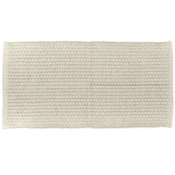 Tapis coton tressé (45 x 90 cm) Quito Beige