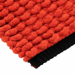 Tapis de bain (120 cm) Black Line Terracotta / noir