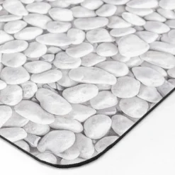 Tapis de bain antidérapant (50 x 80 cm) Leandra Gris
