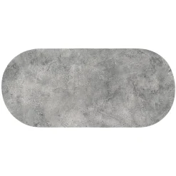 Tapis de bain caoutchouc naturel antidérapant (45 x 100 cm) Nature Brute Gris