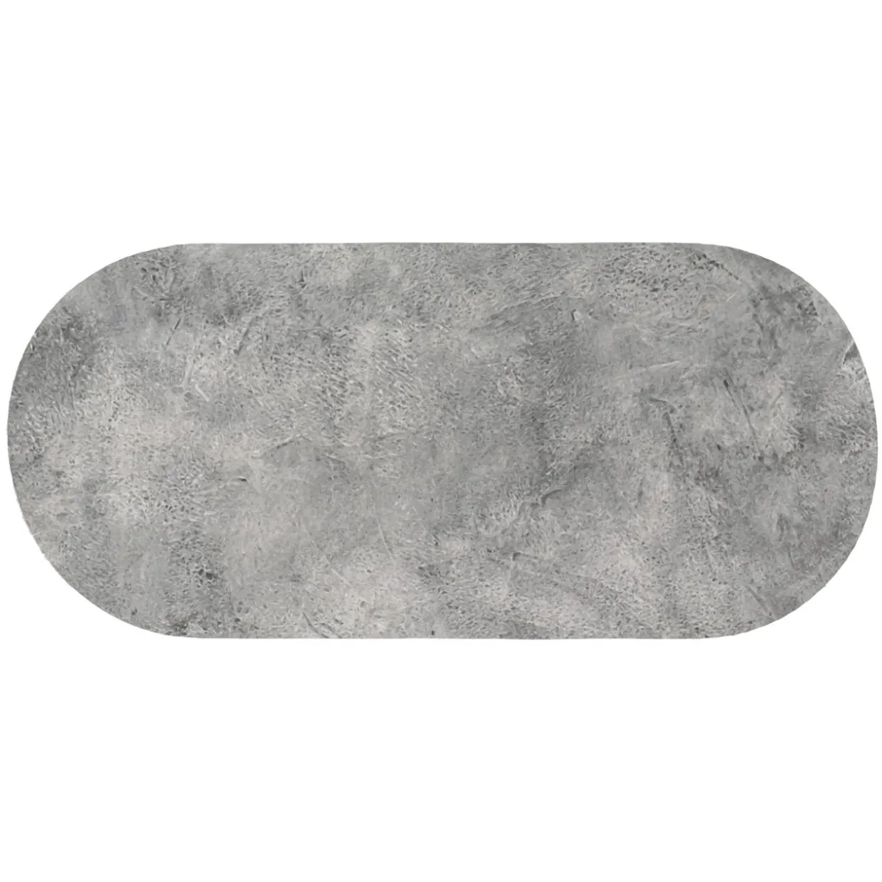 Tapis de bain caoutchouc naturel antidérapant (45 x 100 cm) Nature Brute Gris