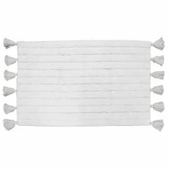 Tapis de bain coton (50 x 80 cm) Minatis Blanc