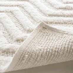 Tapis de bain coton (50 x 80 cm) Angelis Blanc